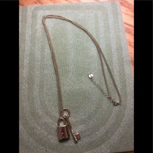 Victoria’s Secret scandalous key and lock necklace